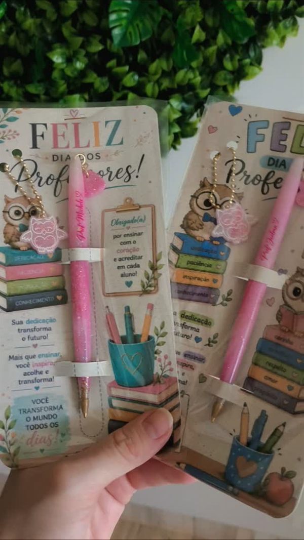 Canetas personalizadas de Dia dos Professores